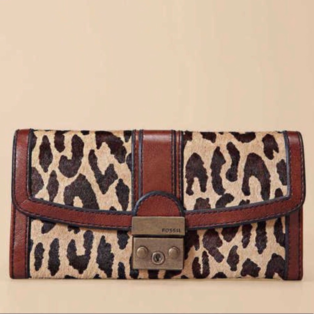 FOSSIL Vintage Reissue Matching Calf Hair Wallet